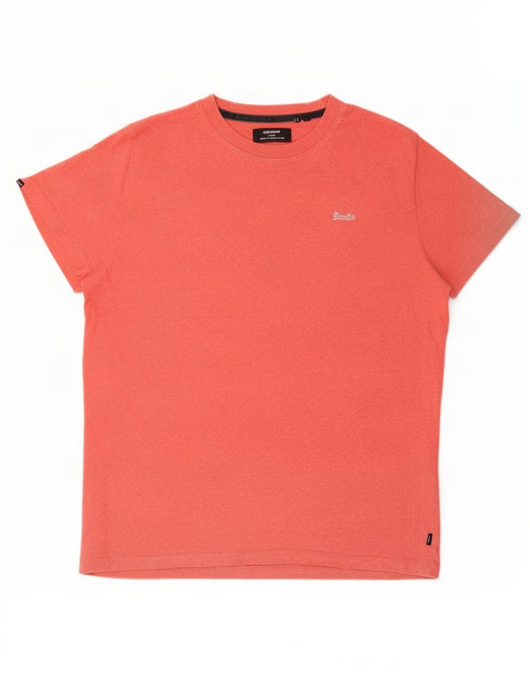 Мужская футболка Superdry, большой красный хлопок с крапинками