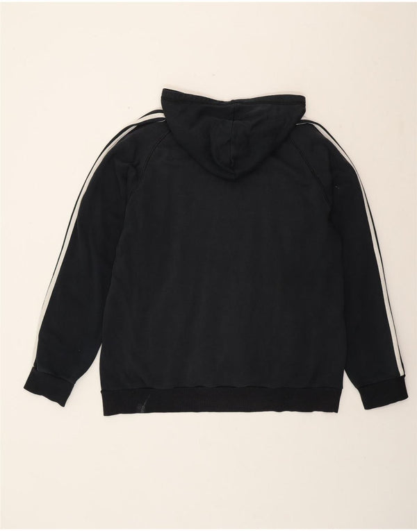 Мужской джемпер с капюшоном Adidas 2XL, черный хлопок