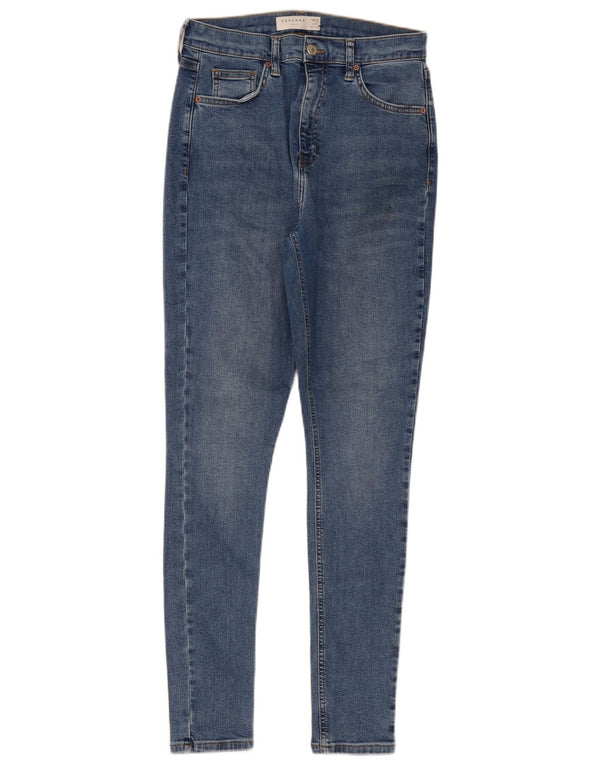 Женские джинсы скинни Topshop Jamie UK 12 Medium W30 L34 Синий хлопок