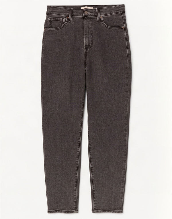 Женские зауженные джинсы Levi's с высокой талией W29 L27, серый хлопок