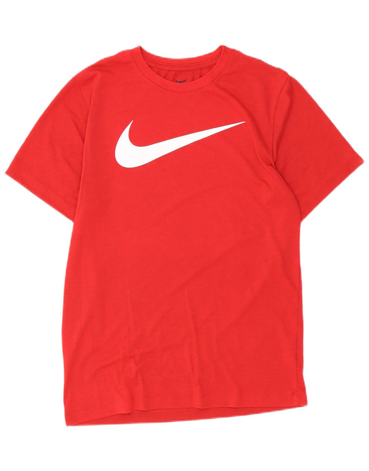 Мужская футболка NIKE Dri Fit с графическим рисунком, маленький красный полиэстер