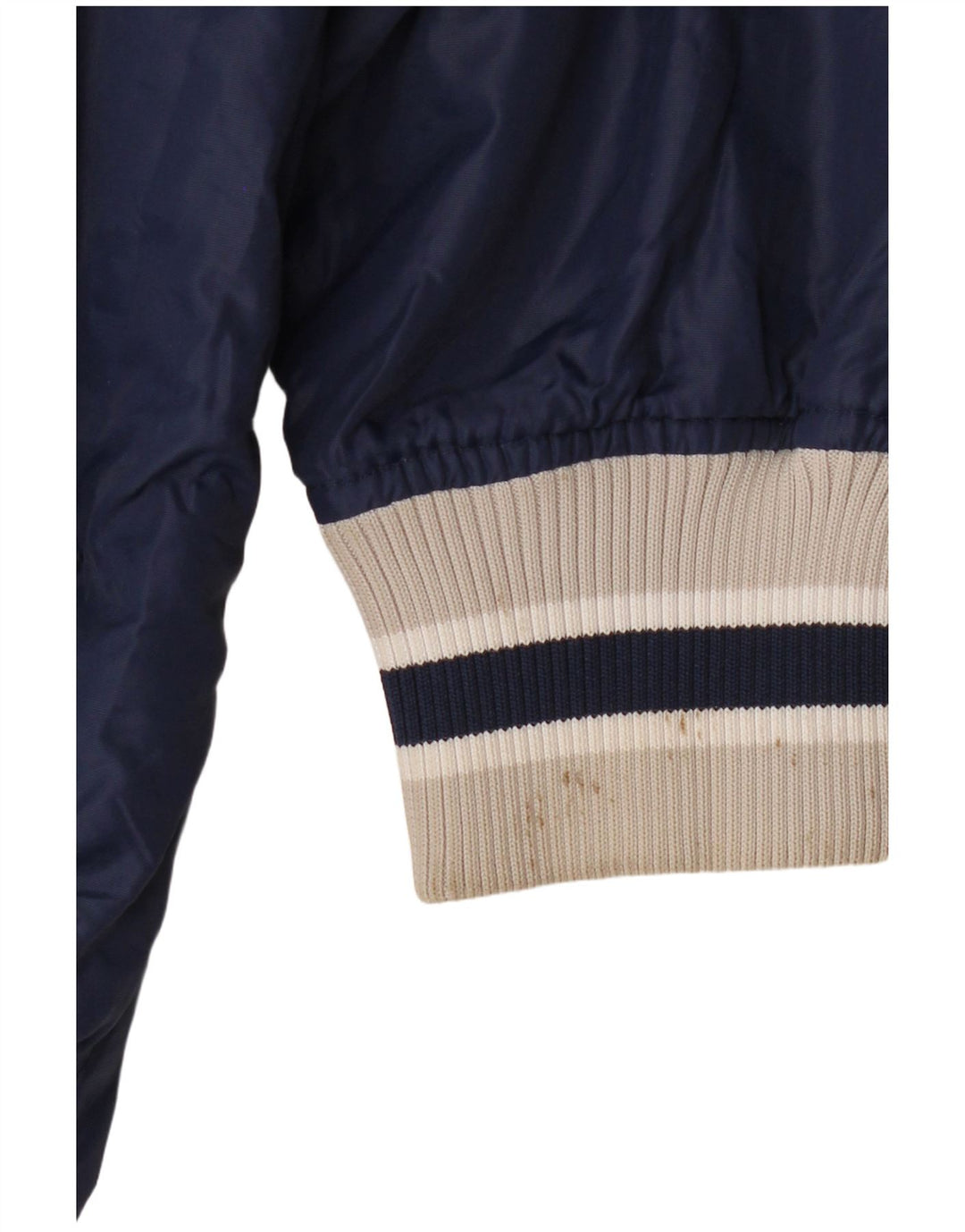 Мужская куртка-анорак RUSSELL ATHLETIC UK 36, маленькая, темно-синяя, с цветными блоками