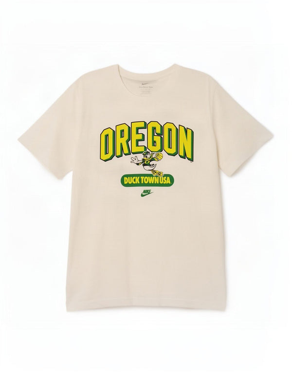 Мужская футболка с графическим рисунком Nike Oregon Ducks XL, белый хлопок