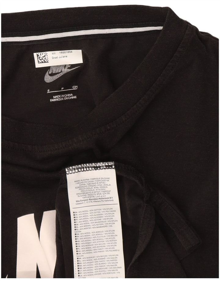 Мужская футболка с рисунком Nike, маленький черный модал