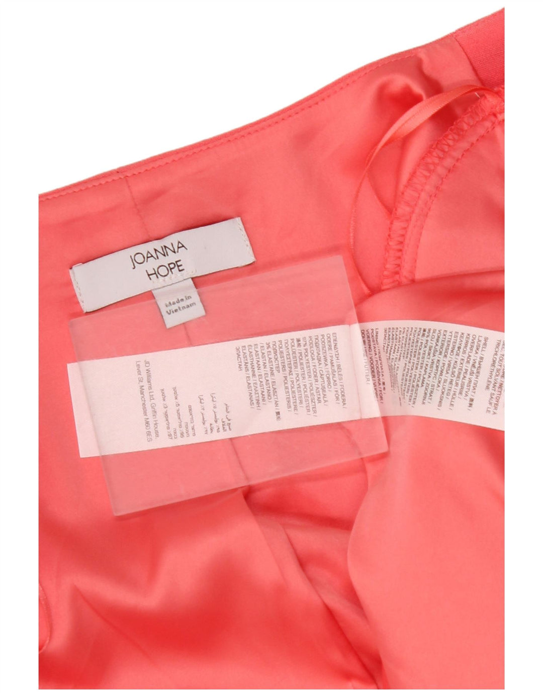 JOANNA HOPE Женский открытый пиджак с рукавами 3/4, Великобритания 14, средний красный