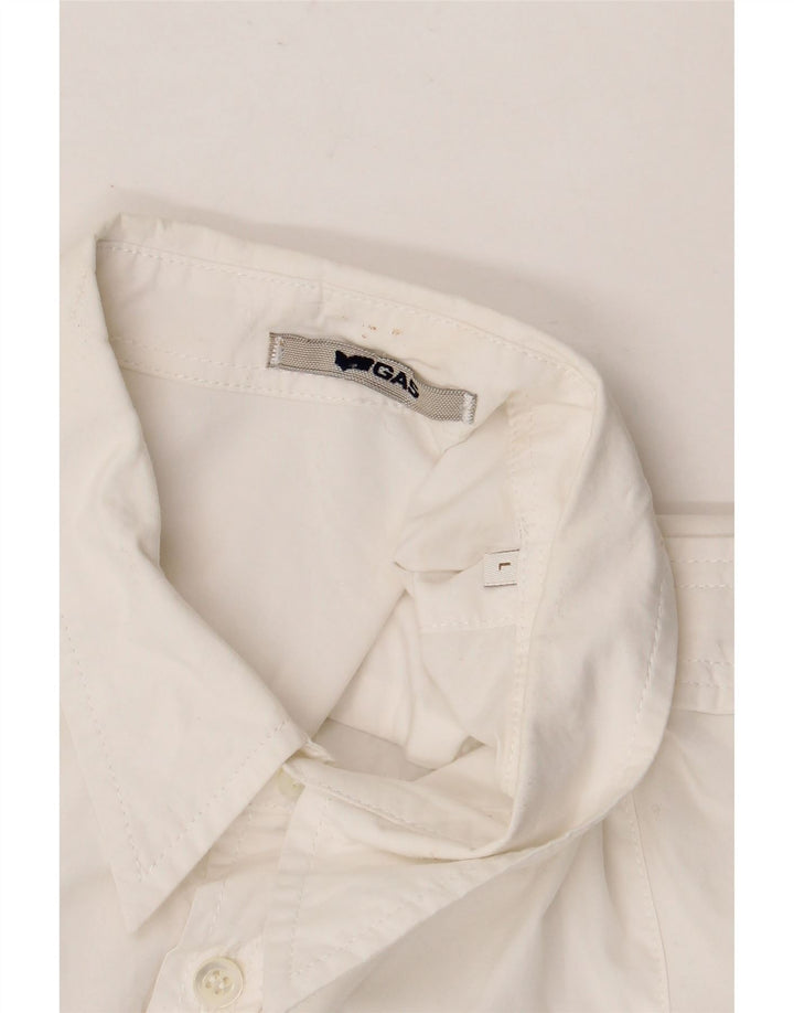 Рубашка Gas Boys 14-15 лет, большая белая