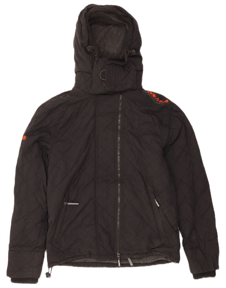 Мужская ветровка с капюшоном Superdry UK 38, средний черный