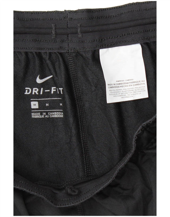 Мужские спортивные брюки Nike Dri Fit, средний черный полиэстер