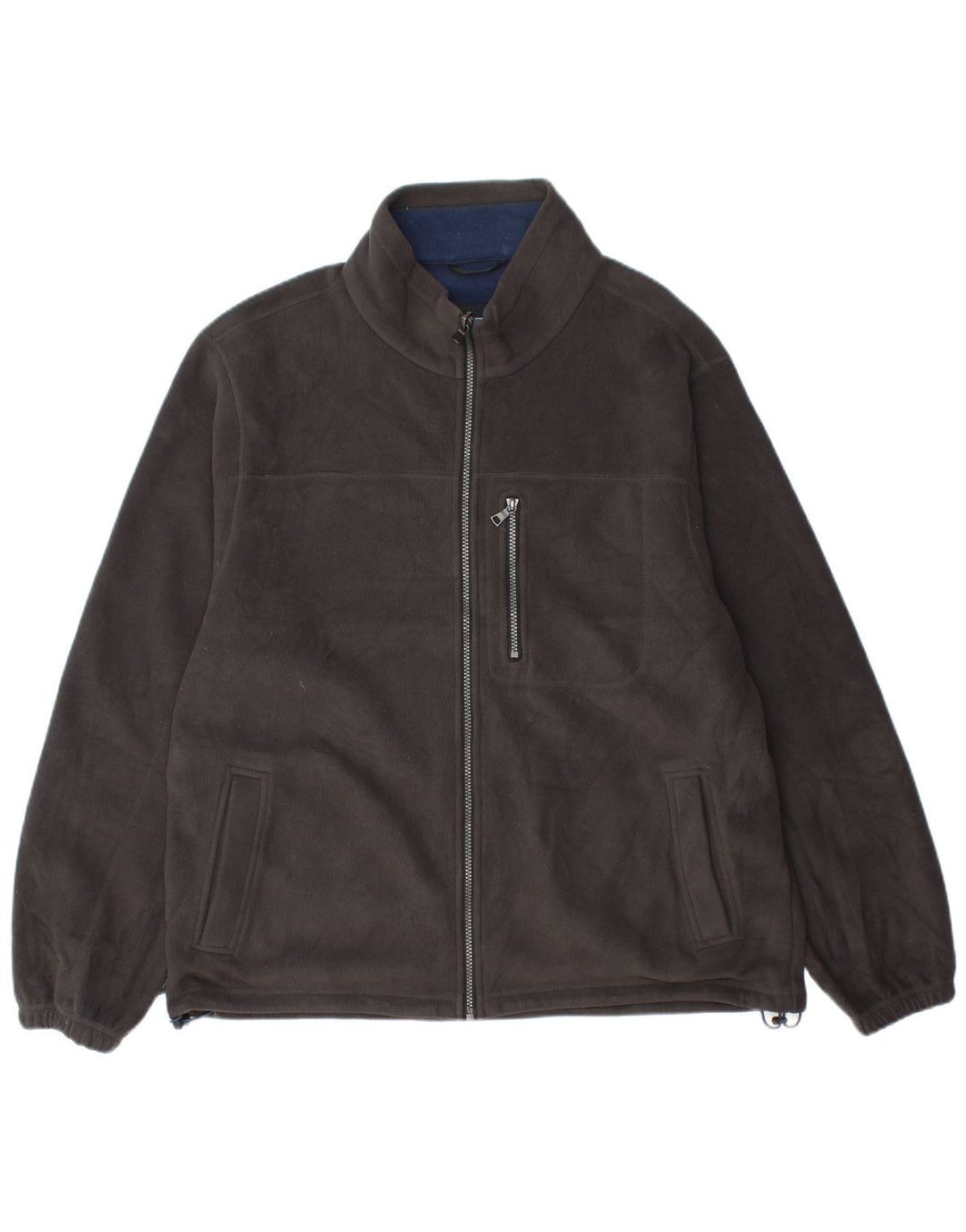 Мужская флисовая куртка Marks & Spencer UK 42 XL темно-синяя, полиэстер