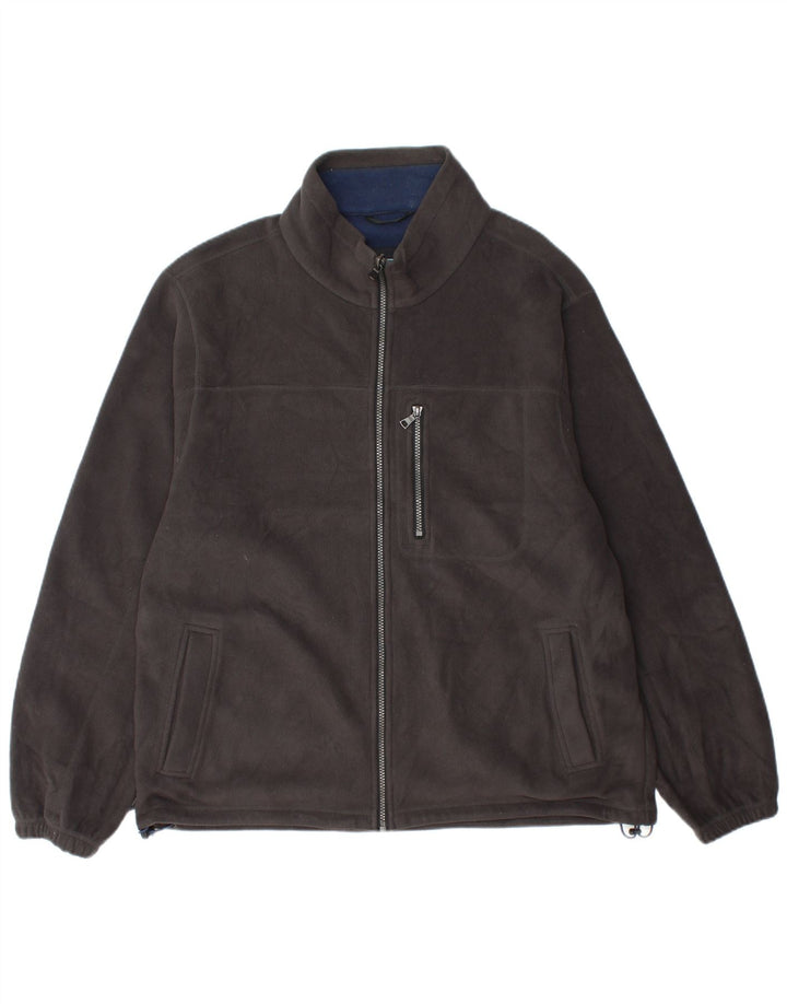 Мужская флисовая куртка Marks & Spencer UK 42 XL темно-синяя, полиэстер