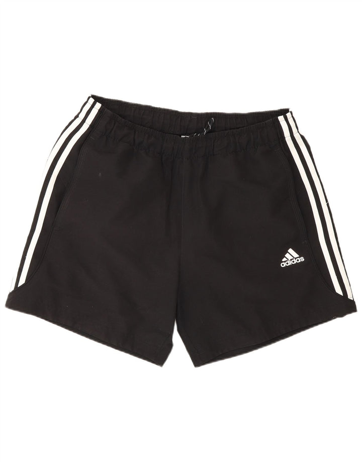 Мужские спортивные шорты Adidas Regular Fit, средние черные спортивные шорты из полиэстера