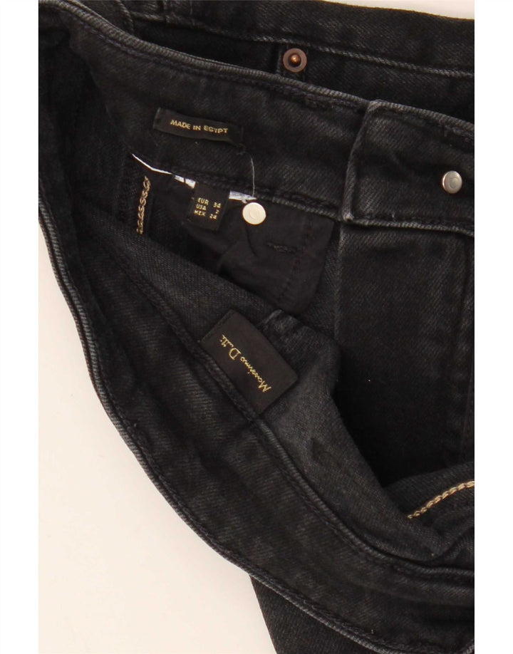Женские зауженные джинсы Massimo Dutti EU 34 2XS W24 L28 черные