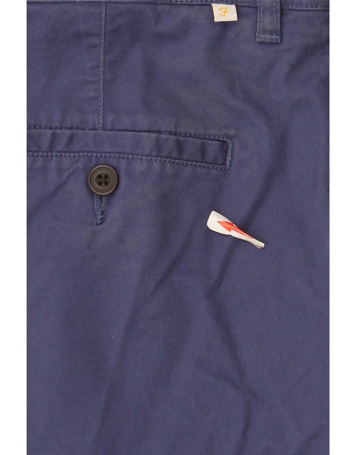 Мужские шорты чинос Farah Regular W34, большие синие, хлопок