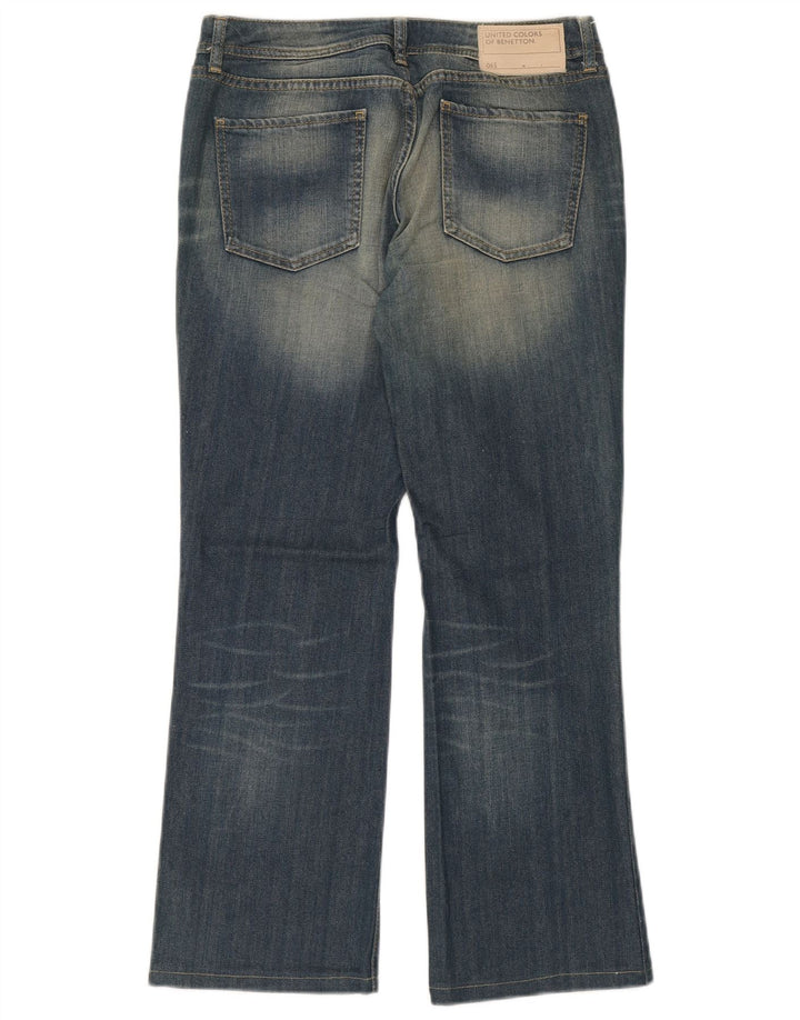 Женские джинсы Benetton Bootcut W28 L29, синие, хлопок