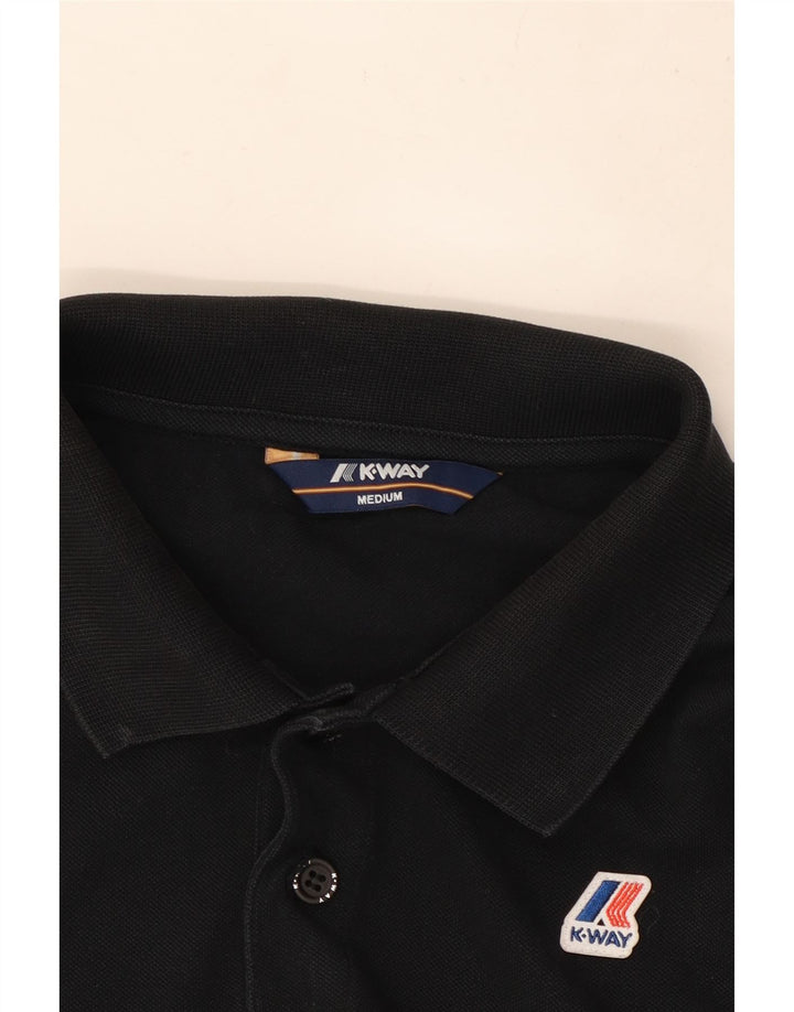Мужская рубашка-поло K-Way, средний черный