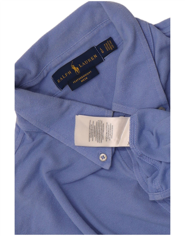 Мужская рубашка Ralph Lauren, большой синий хлопок