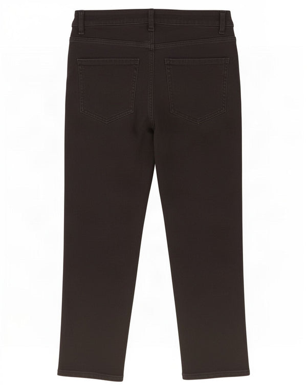 Женские джинсы-капри скинни Marks & Spencer UK 12, средние W30 L21, черный хлопок
