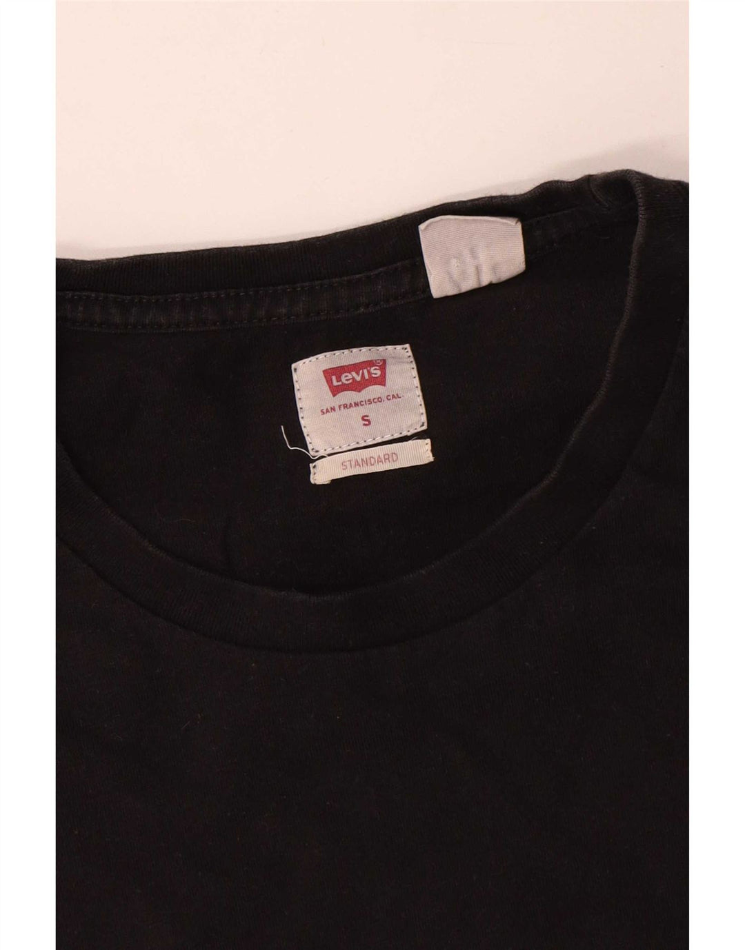 Мужская футболка стандартного кроя Levi's, маленький черный хлопковый топ