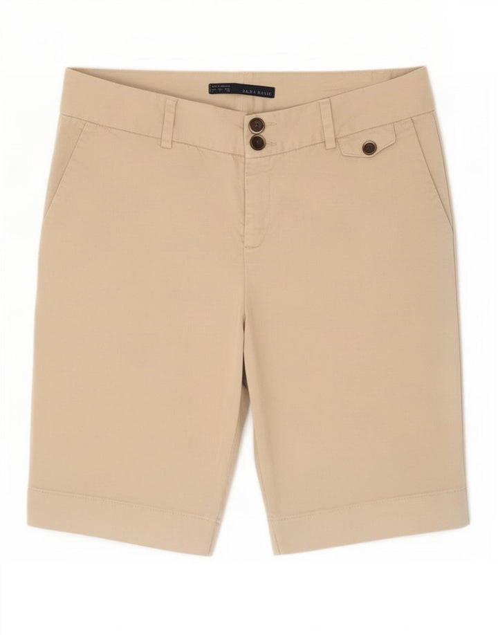 Женские шорты чинос Zara, большие W32, бежевые