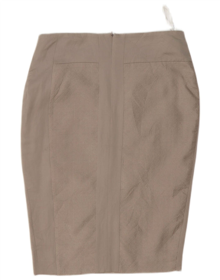 Женская юбка-карандаш Marks & Spencer Autograph UK 12 Medium W32 Серая