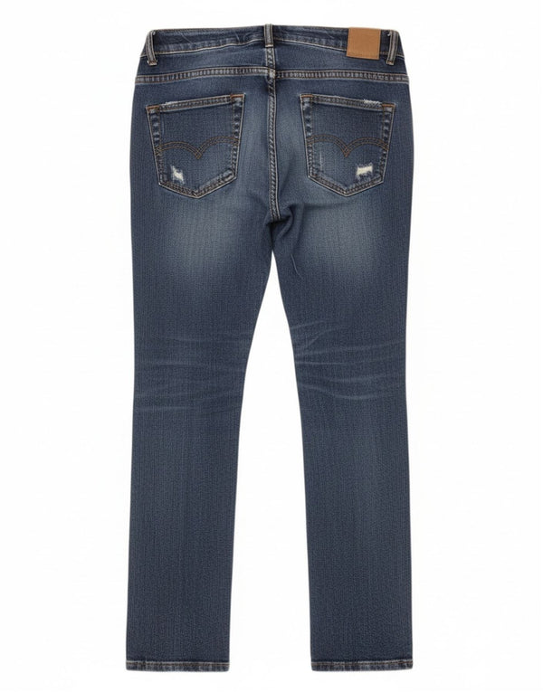 Джинсы скинни Jeckerson для мальчиков 13–14 лет W26 L28, синий хлопок