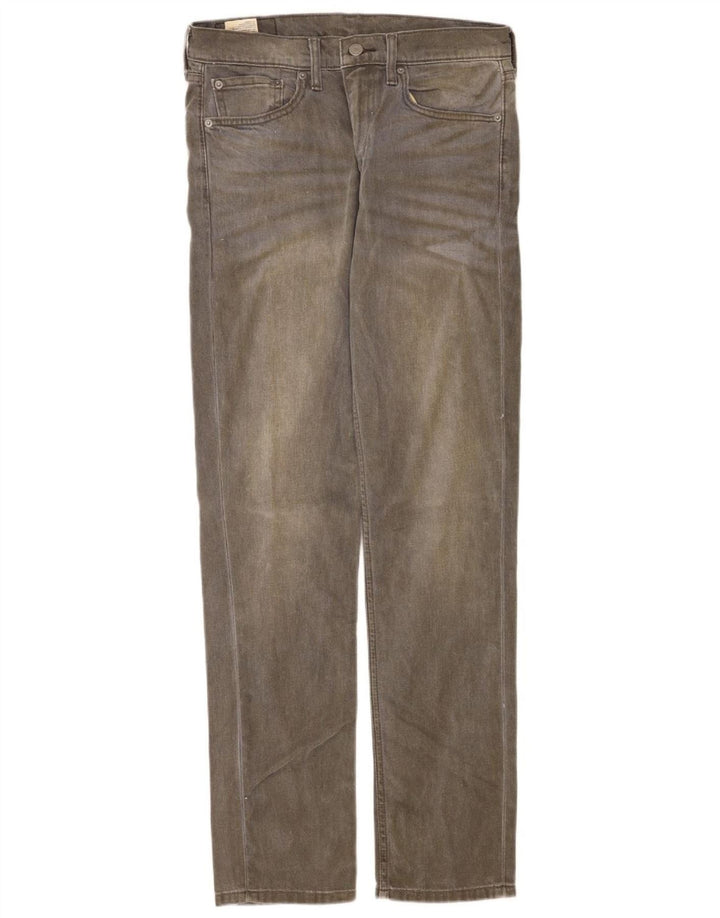 Мужские джинсы Levi's 511 Slim W32 L34 Серые хлопковые