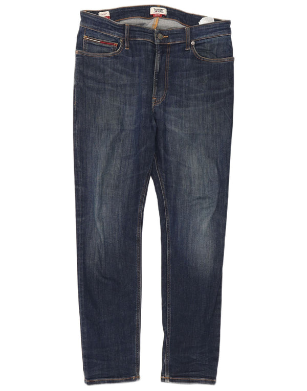 Мужские джинсы скинни Tommy Hilfiger Ryan W34 L30 Темно-синий хлопок