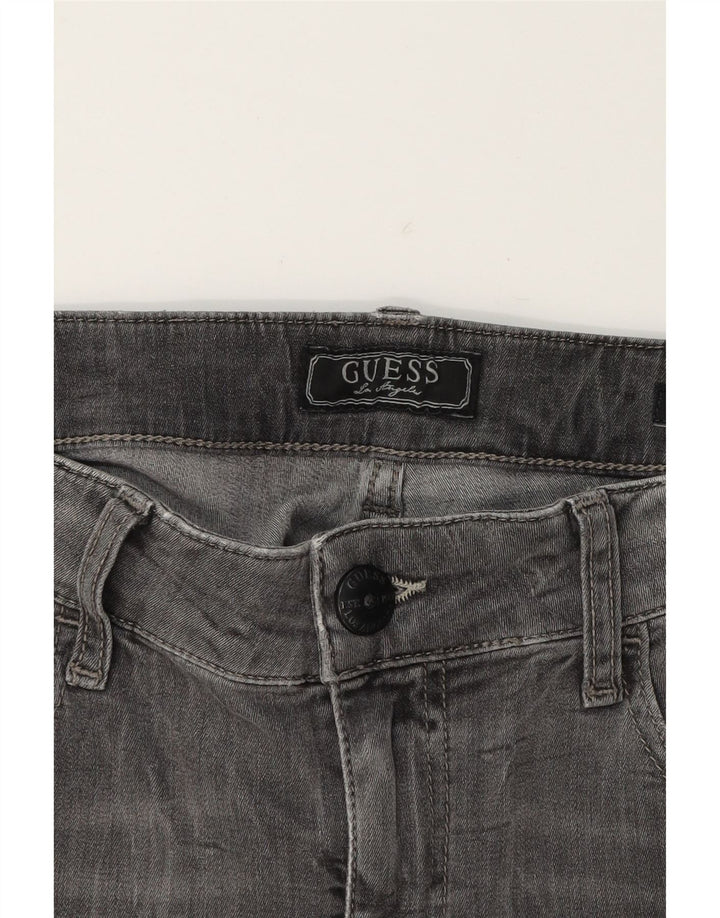 GUESS Womens Straight Jeans W30 L34 Grey Vintage Guess and Second-Hand Guess from Messina Hembry 