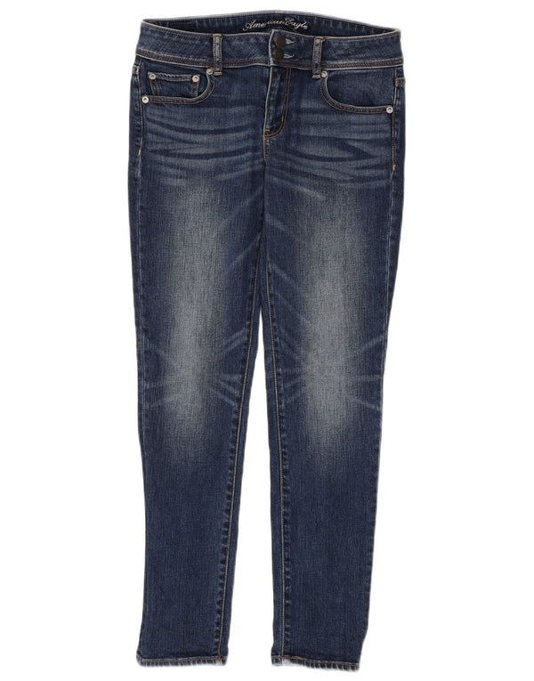 Женские джинсы скинни American Eagle США 6 Средний W30 L29 Темно-синий хлопок