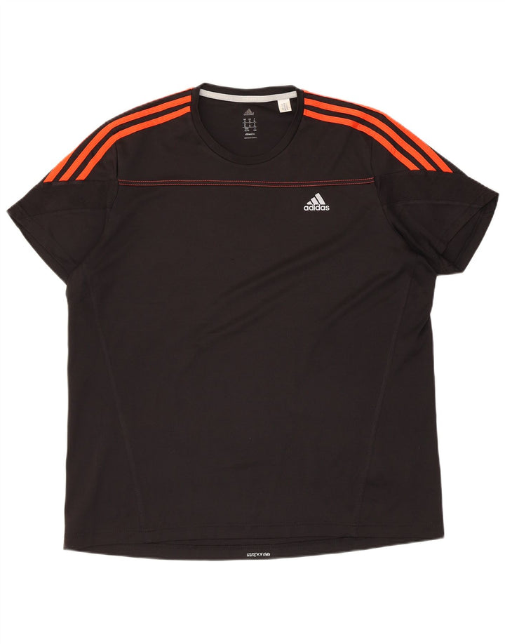 Мужская футболка Adidas Top XL черная из полиэстера
