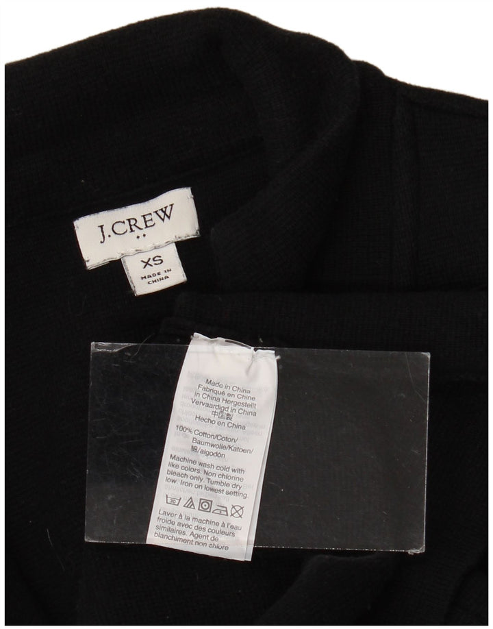 Женский пиджак J. CREW на 2 пуговицах, Великобритания, 6 XS, черный хлопок