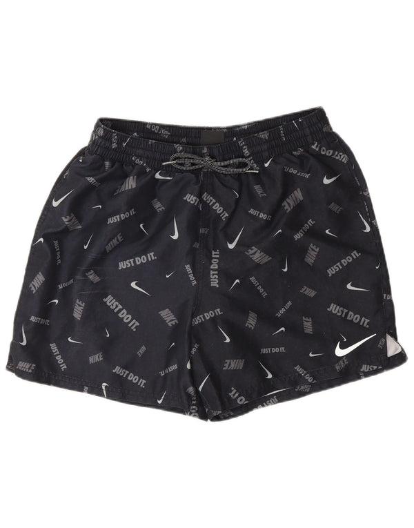 Мужские шорты для плавания с рисунком Nike Medium W30 L8, темно-синие