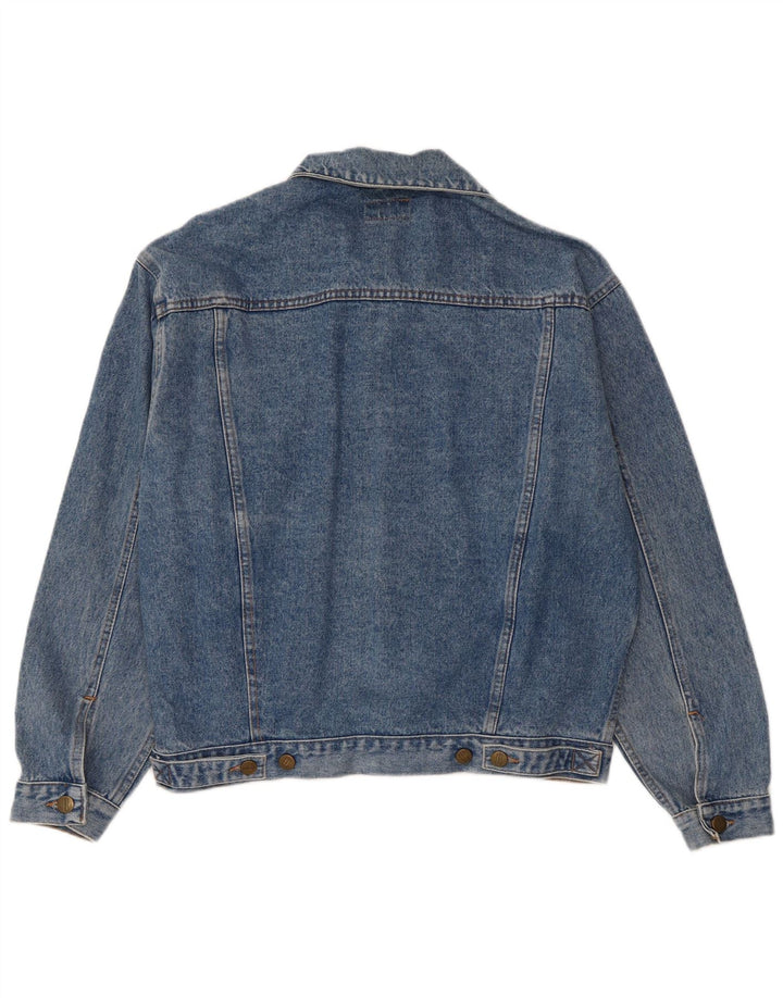 Мужская джинсовая куртка Stefanel UK 36, маленькая синяя, хлопок