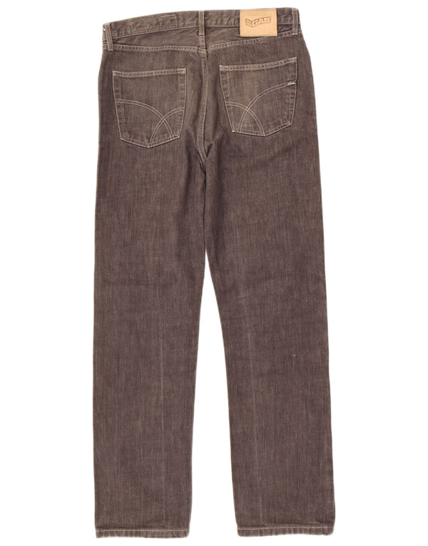 Мужские прямые джинсы Gas Memphis W33 L30, серый хлопок