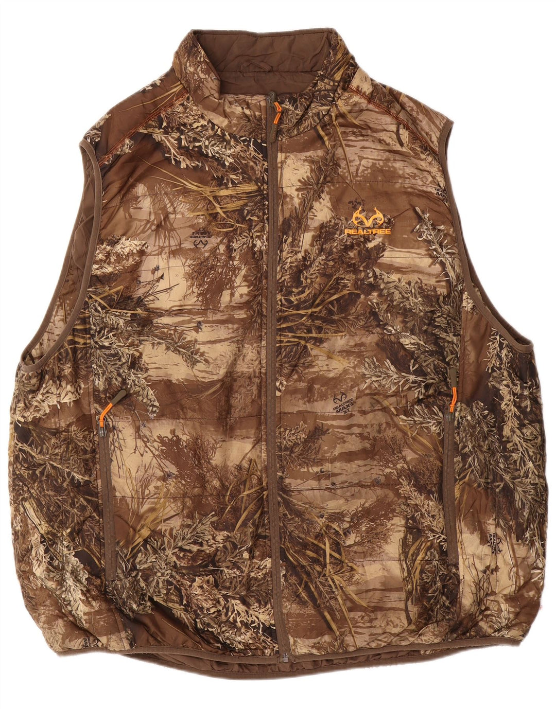 Мужской двусторонний жилет REALTREE IT 54/56 3XL, коричневый камуфляжный полиэстер