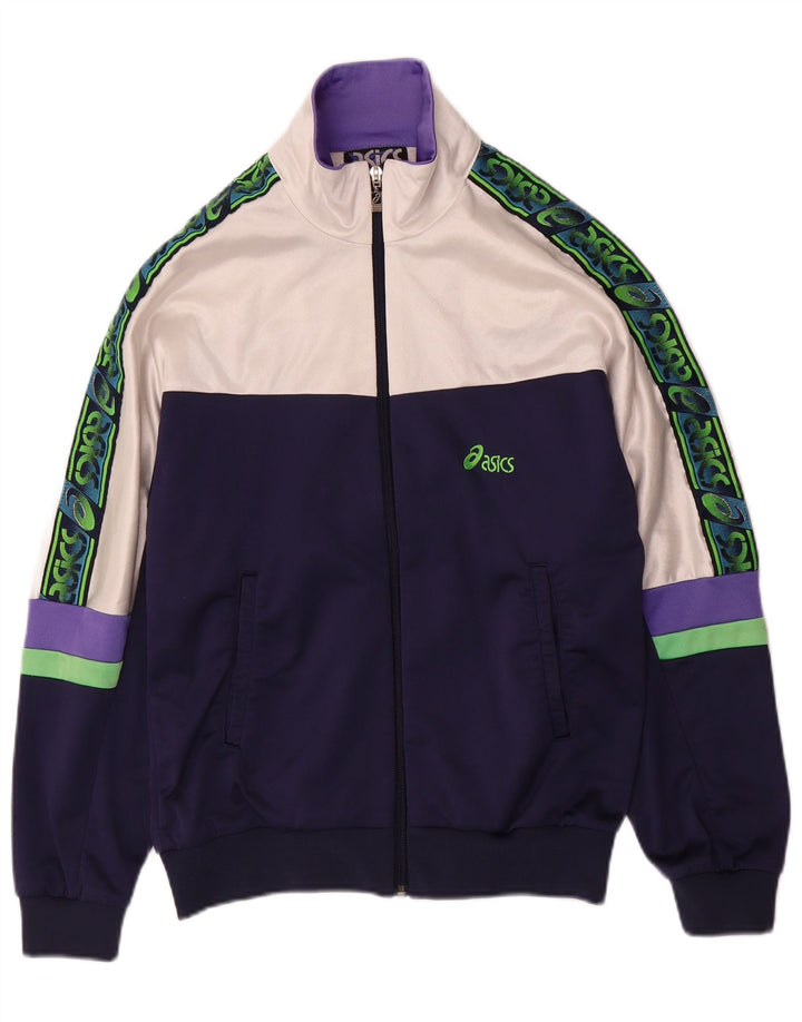 Женский спортивный костюм Asics IT 46, большой, темно-синий, полиамид с цветными блоками