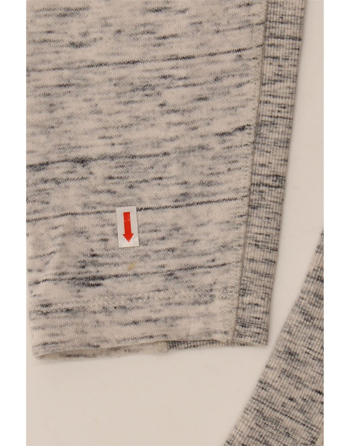 Женский свитер с капюшоном на молнии CHAMPION UK 18 XL, серый в крапинку