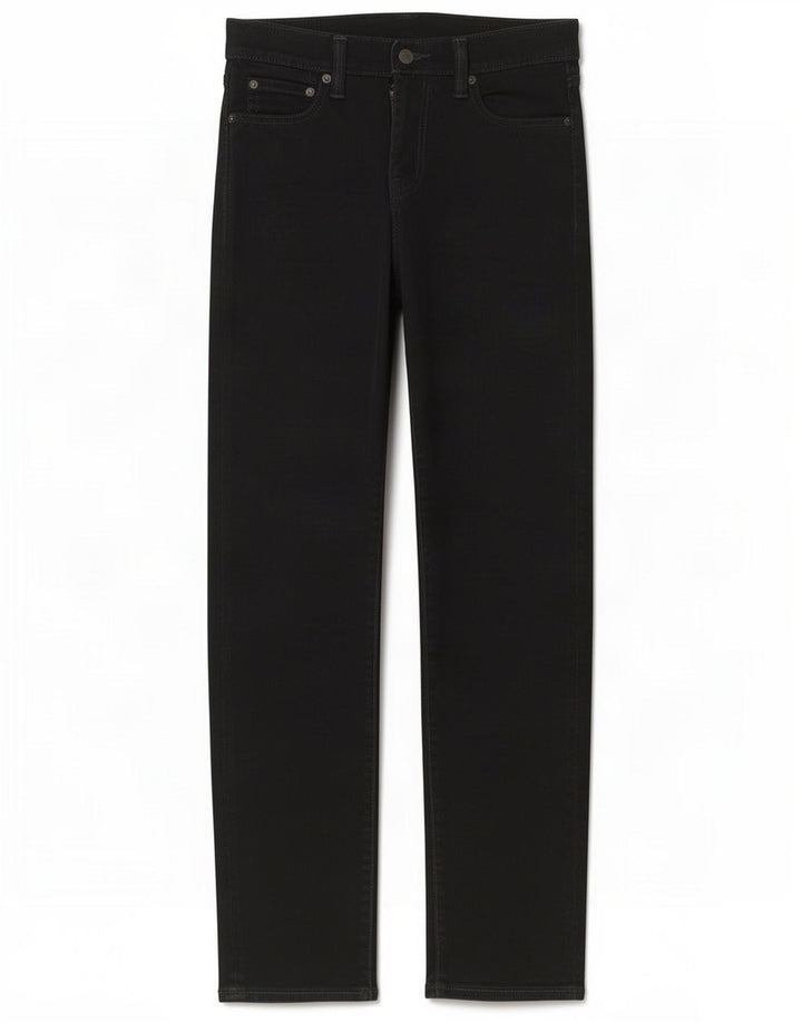 Женские прямые джинсы Levi's 504 W29 L32, черный хлопок