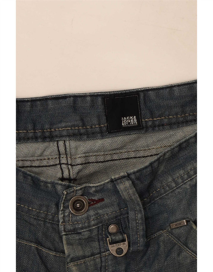 Мужские прямые джинсы Jack & Jones W36 L35 Синие