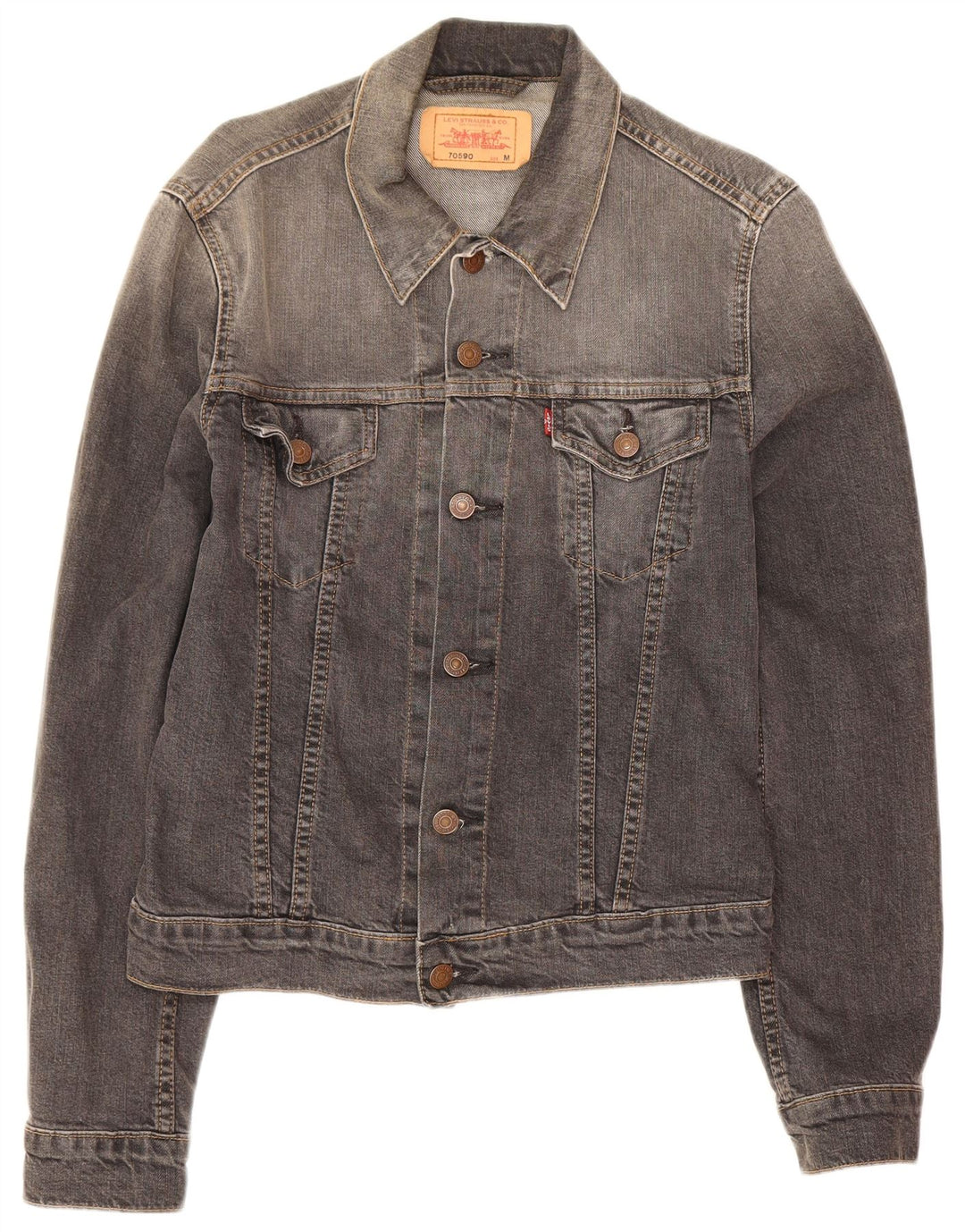 Мужская джинсовая куртка Levi's UK 38 Средне-серый хлопок