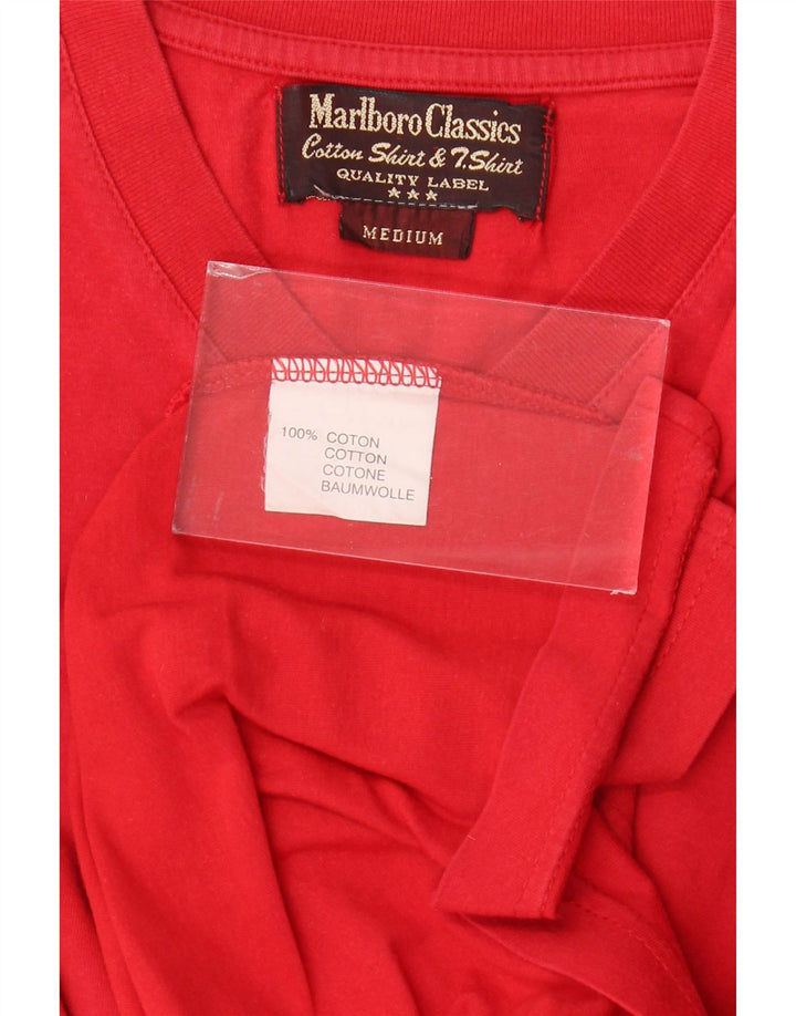 MARLBORO CLASSICS Мужская футболка Top Medium Red Cotton