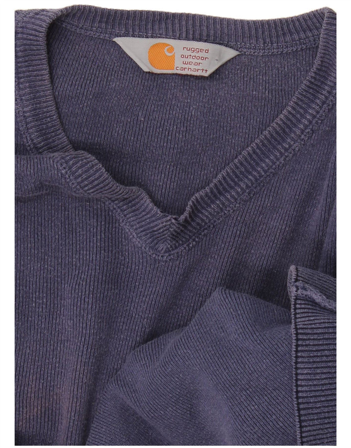 Мужской свитер Carhartt с v-образным вырезом 2XL темно-синий
