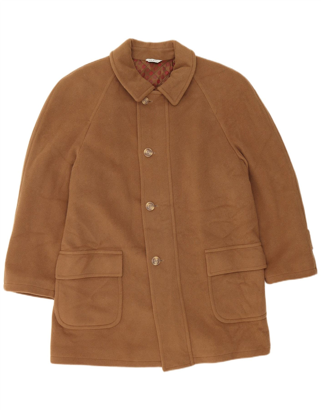 Мужское пальто Tadon UK 38 Medium Brown Wool