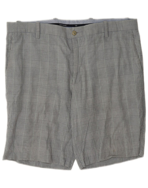 Мужские шорты чинос Dockers W38 XL, серые, хлопковые в клетку
