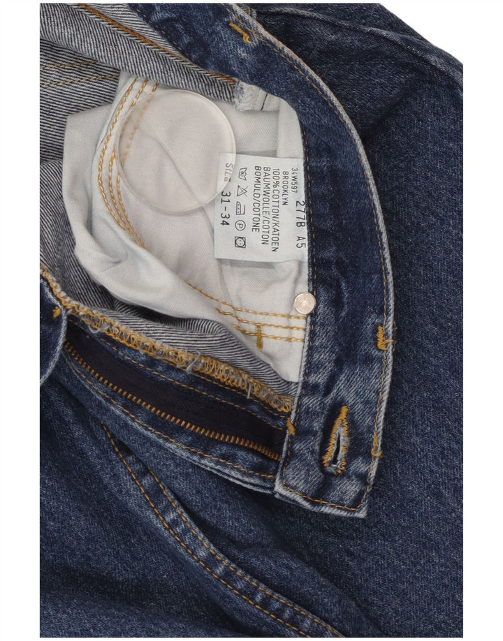 Мужские прямые джинсы LEE Brooklyn W31 L34, синий хлопок