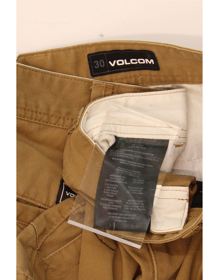 VOLCOM Mens Cargo Shorts W30 Medium  Brown Cotton Vintage Volcom and Second-Hand Volcom from Messina Hembry 