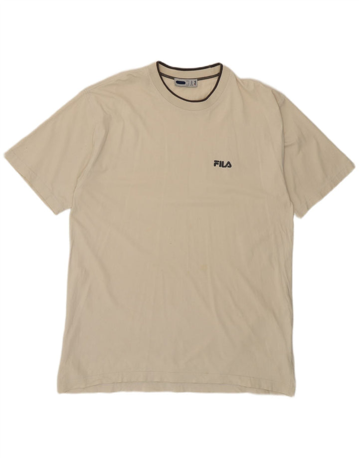 Мужская футболка Fila Top XL Бежевый хлопок