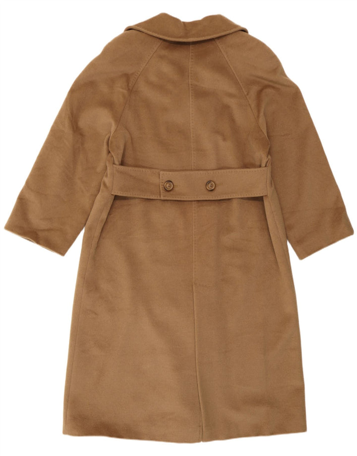 Женское двубортное пальто Pierre Cardin UK 14, большое коричневое
