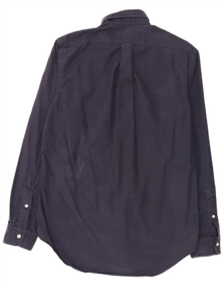 Мужская рубашка RALPH LAUREN, маленькая, темно-синяя, хлопок