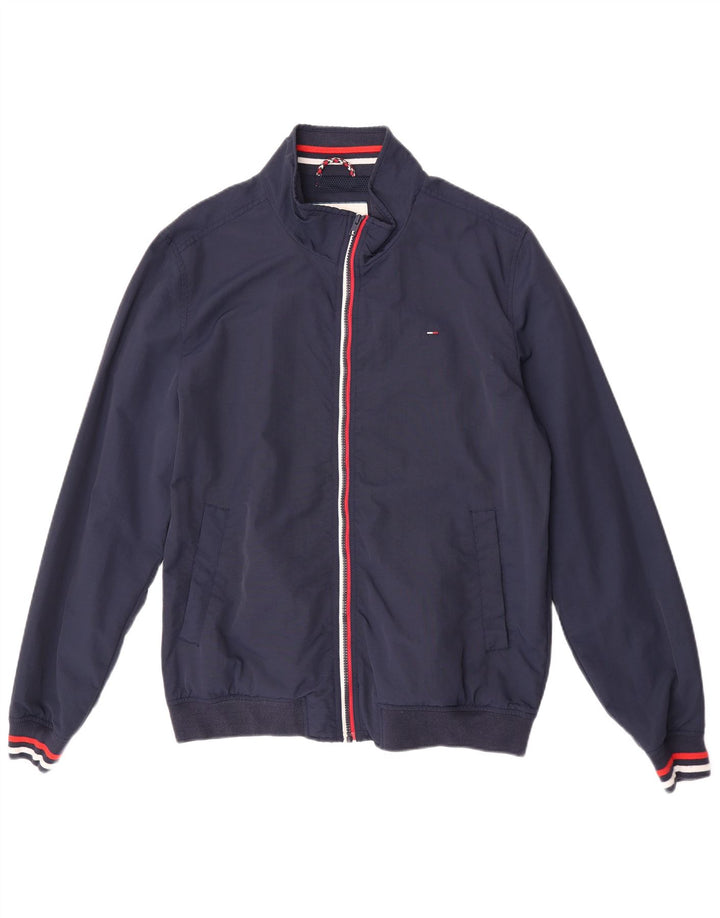 Мужская куртка-бомбер Tommy Hilfiger UK 44 2XL Темно-синий полиамид